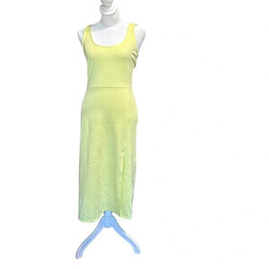 Leith women's size medium pastel green sleeveless midi dress